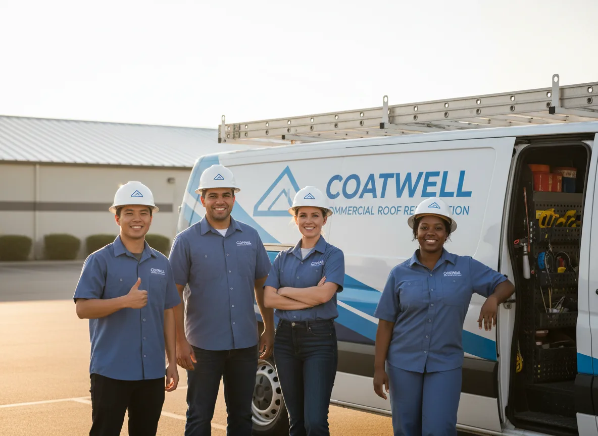 Commercial roof coating company in Hoffmeister, NY